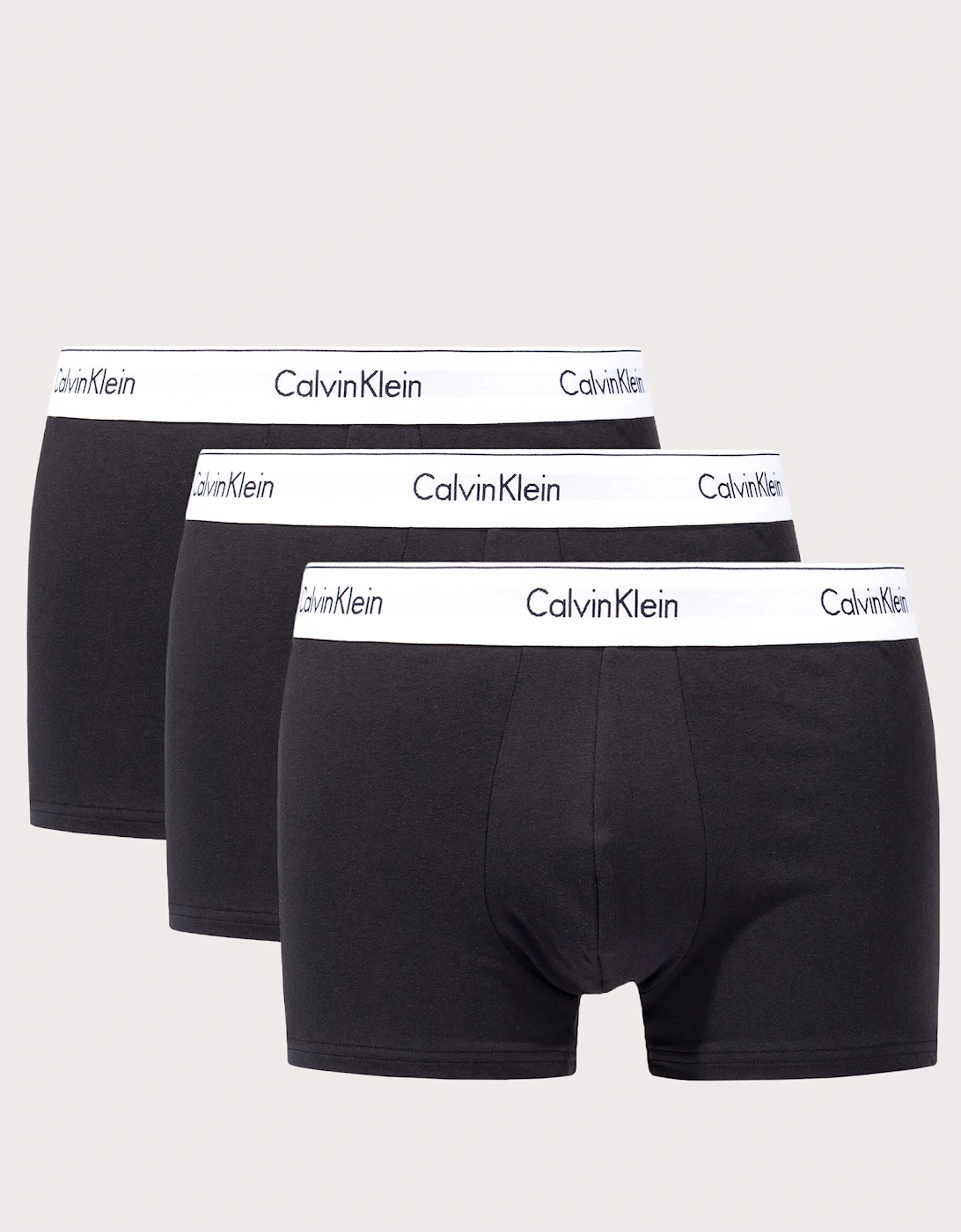 Three Pack of Modern Cotton Stretch Trunks, 3 of 2