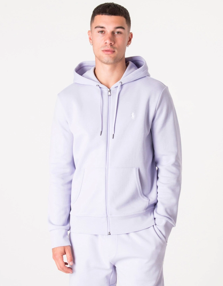 Zip Through Double Knit Hoodie