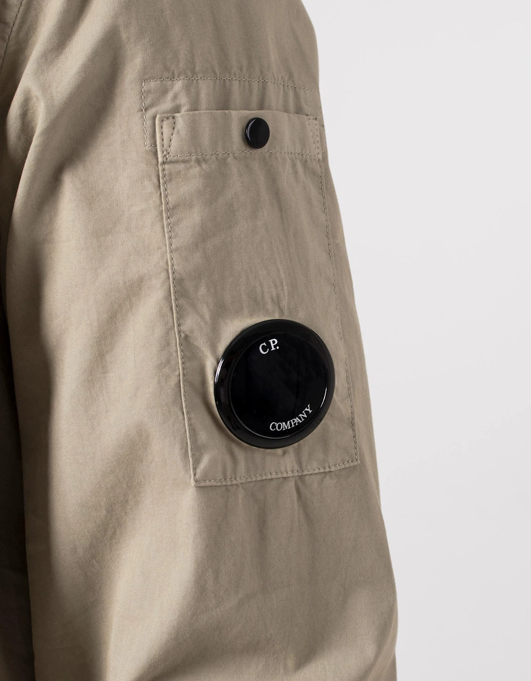 Gabardine Buttoned Pockets Shirt