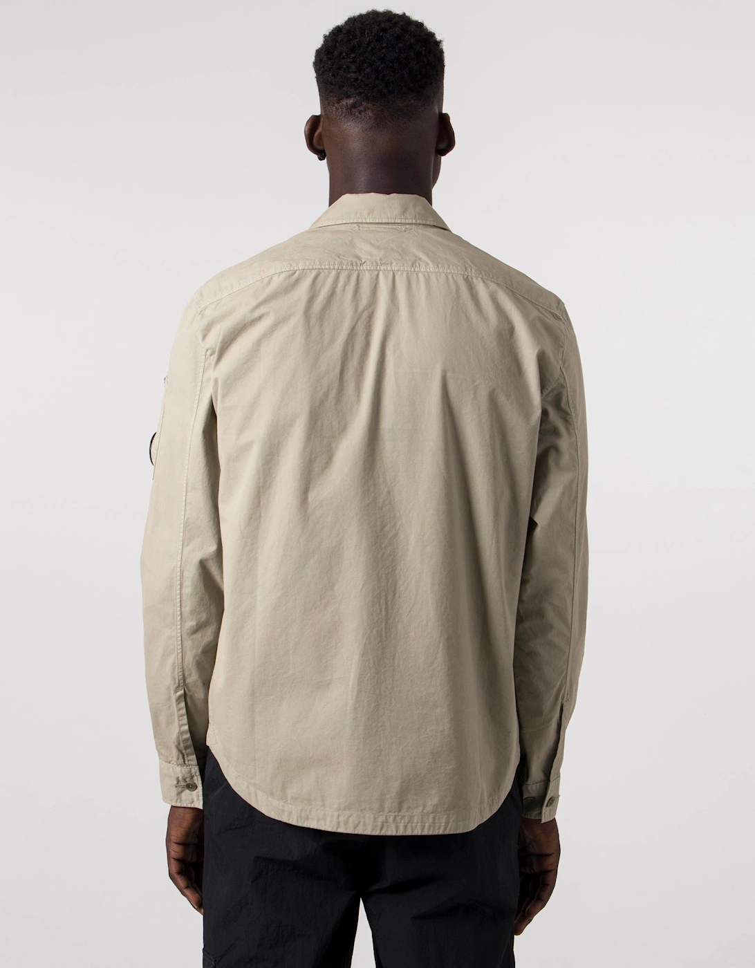 Gabardine Buttoned Pockets Shirt