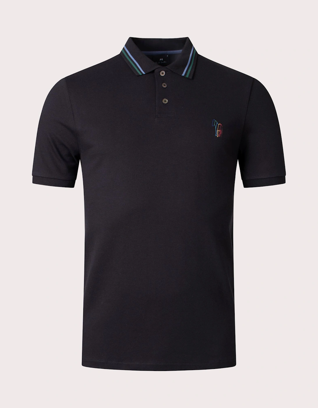 Broad Stripe Zebra Polo Shirt, 4 of 3