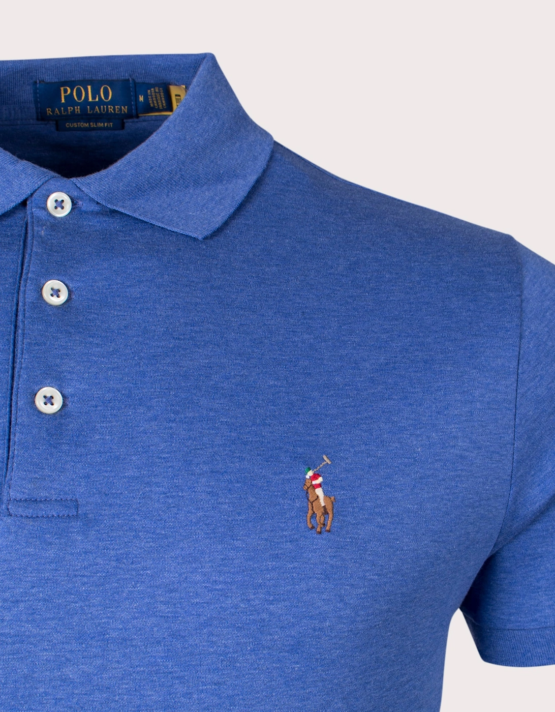 Custom Slim Fit Interlock Polo Shirt