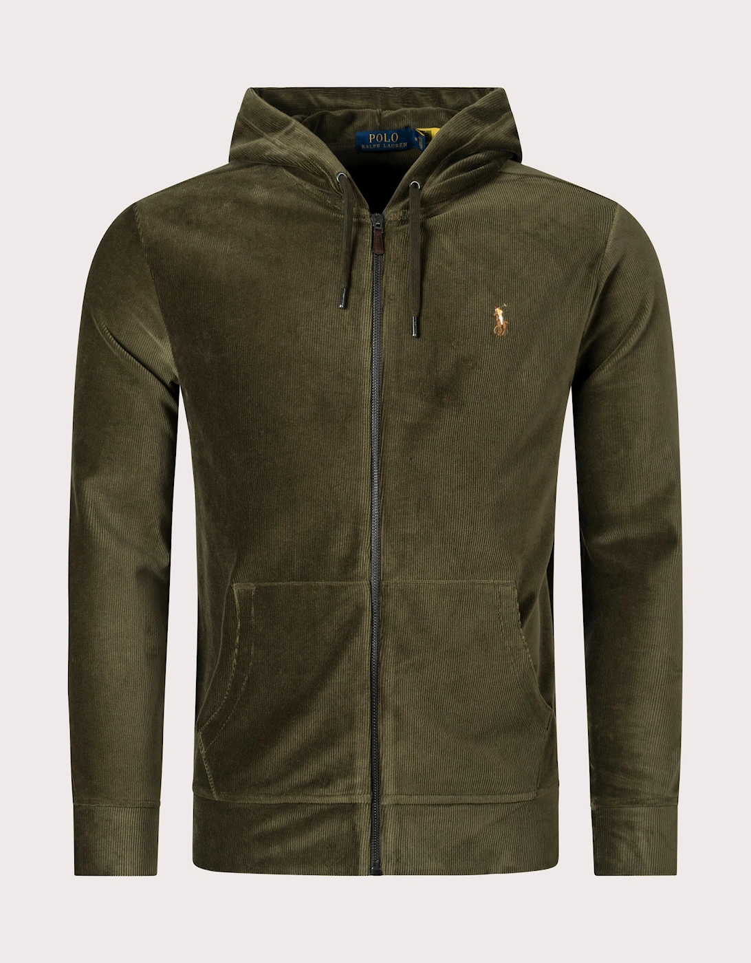 Zip Through Knit Corduroy Hoodie, 4 of 3