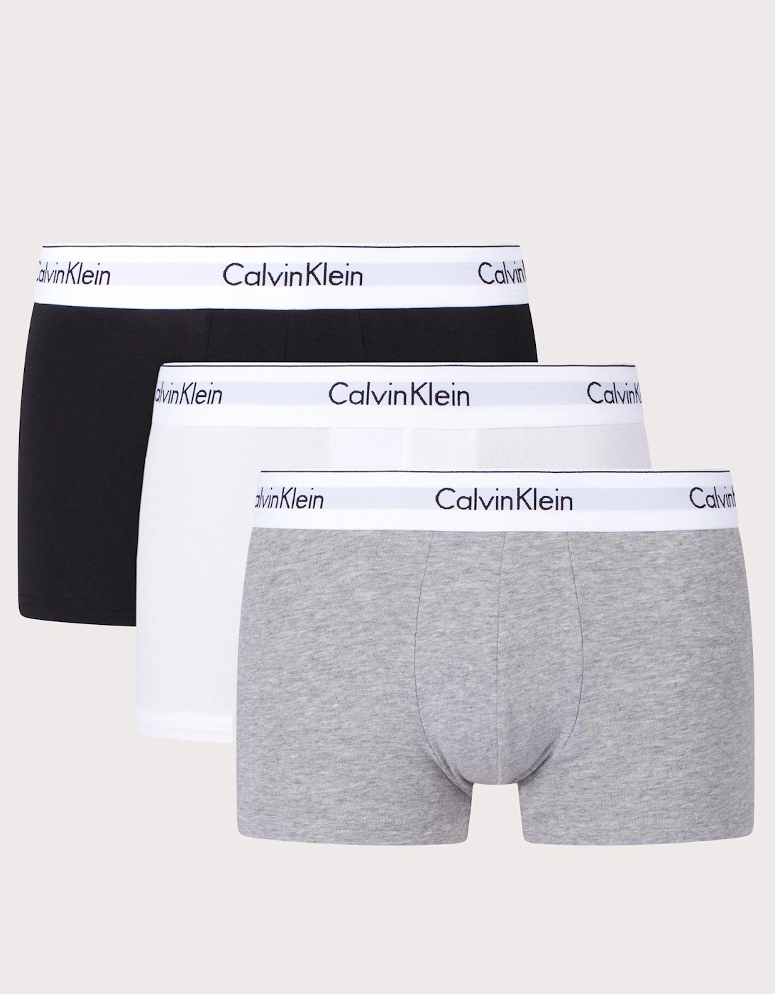 Three Pack of Modern Cotton Stretch Trunks, 3 of 2