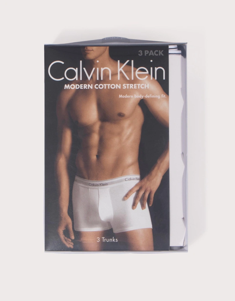 Three Pack of Modern Cotton Stretch Trunks