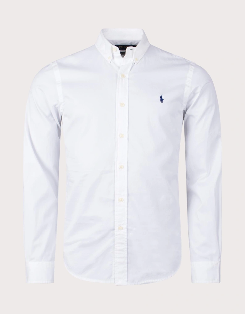 Slim Fit Twill Sport Shirt