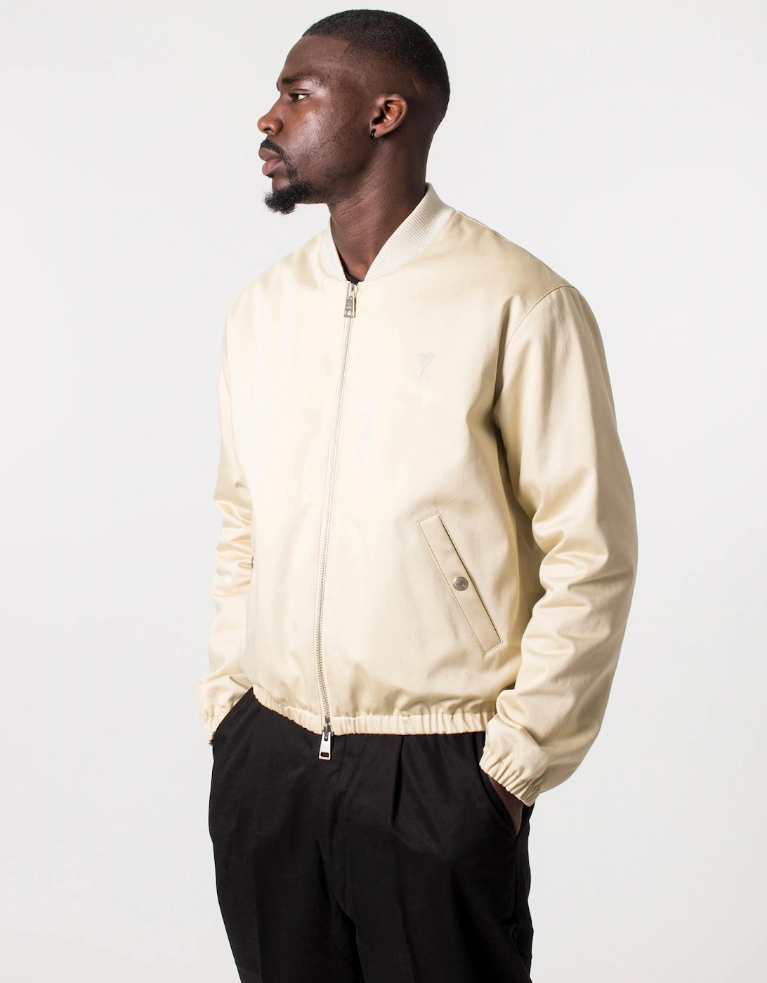 Compact Cotton Satin Bomber Jacket, 5 of 4