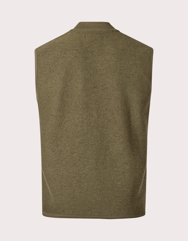 Wool Zip Gilet