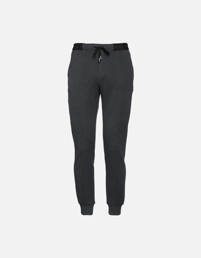 Cavalli Class Elastic Logo Sweat Pants Grey