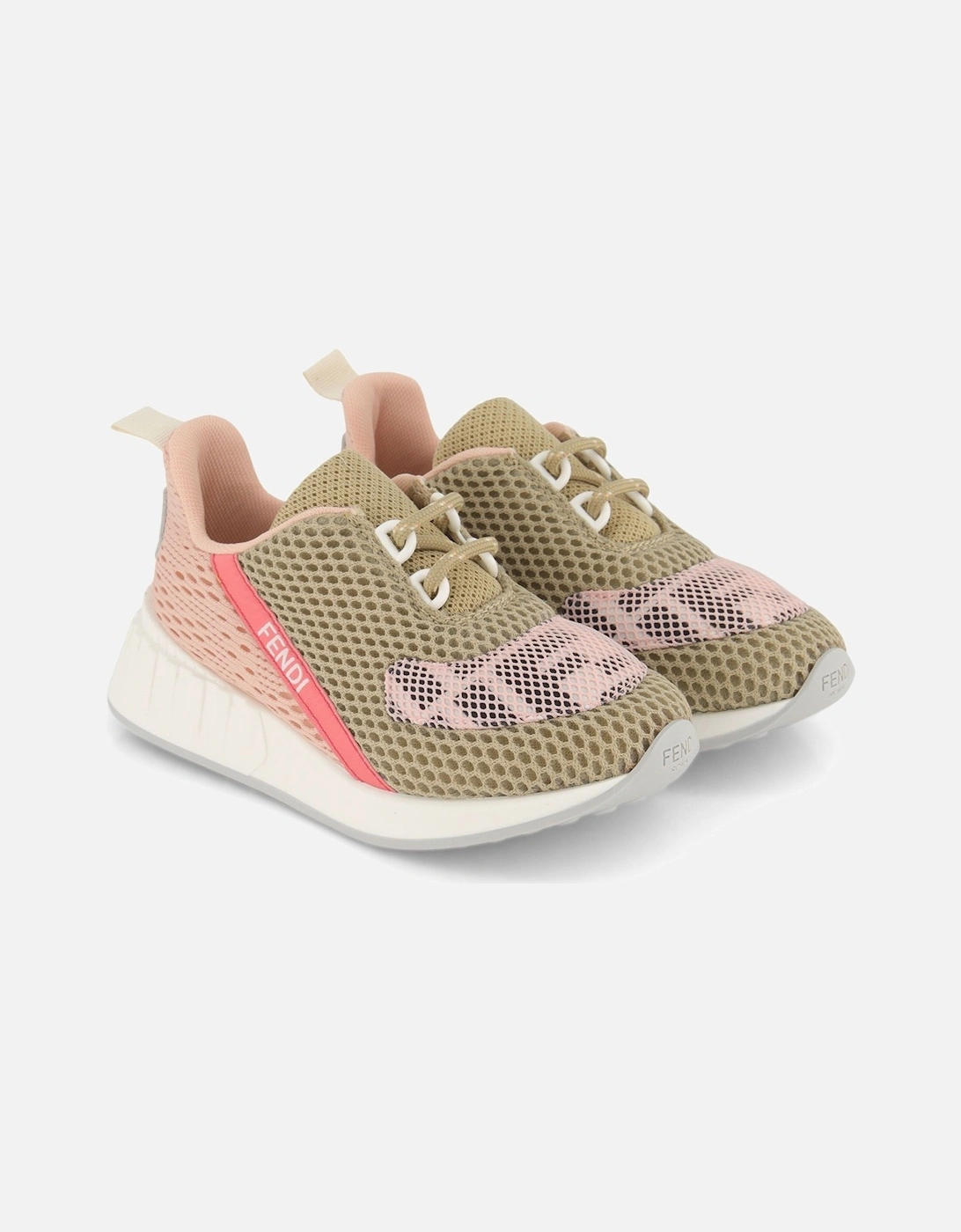 Girls Sneakers Logo Light Pink