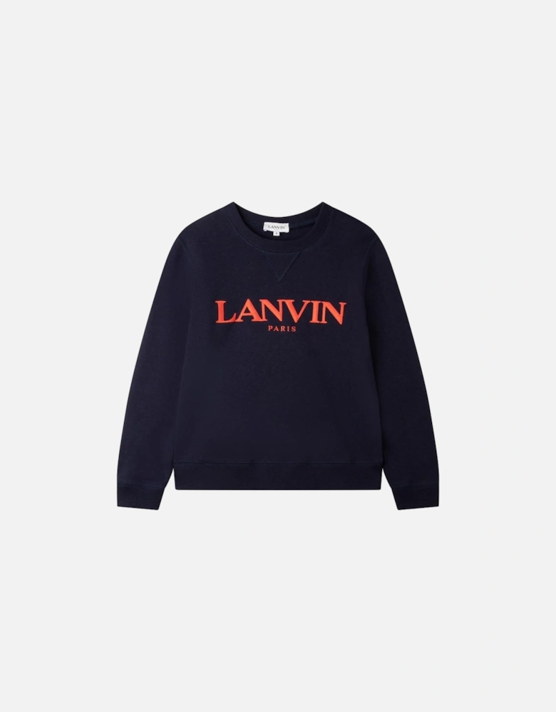 Boys Navy / Red Sweatshirt