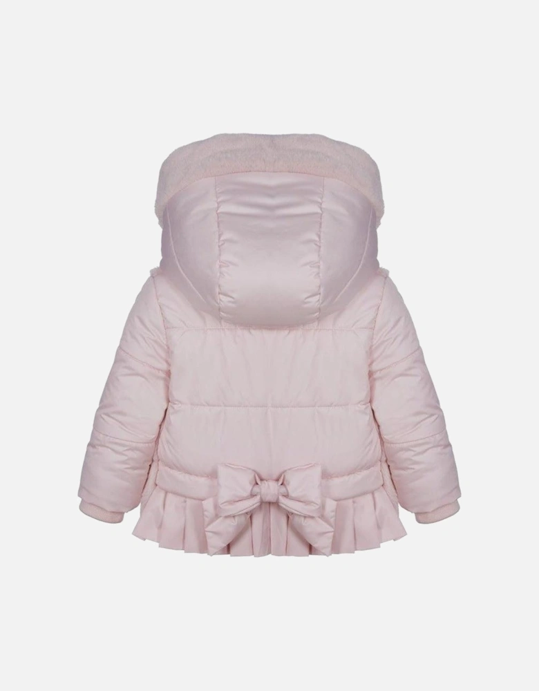 Girls Pink Fur Jacket