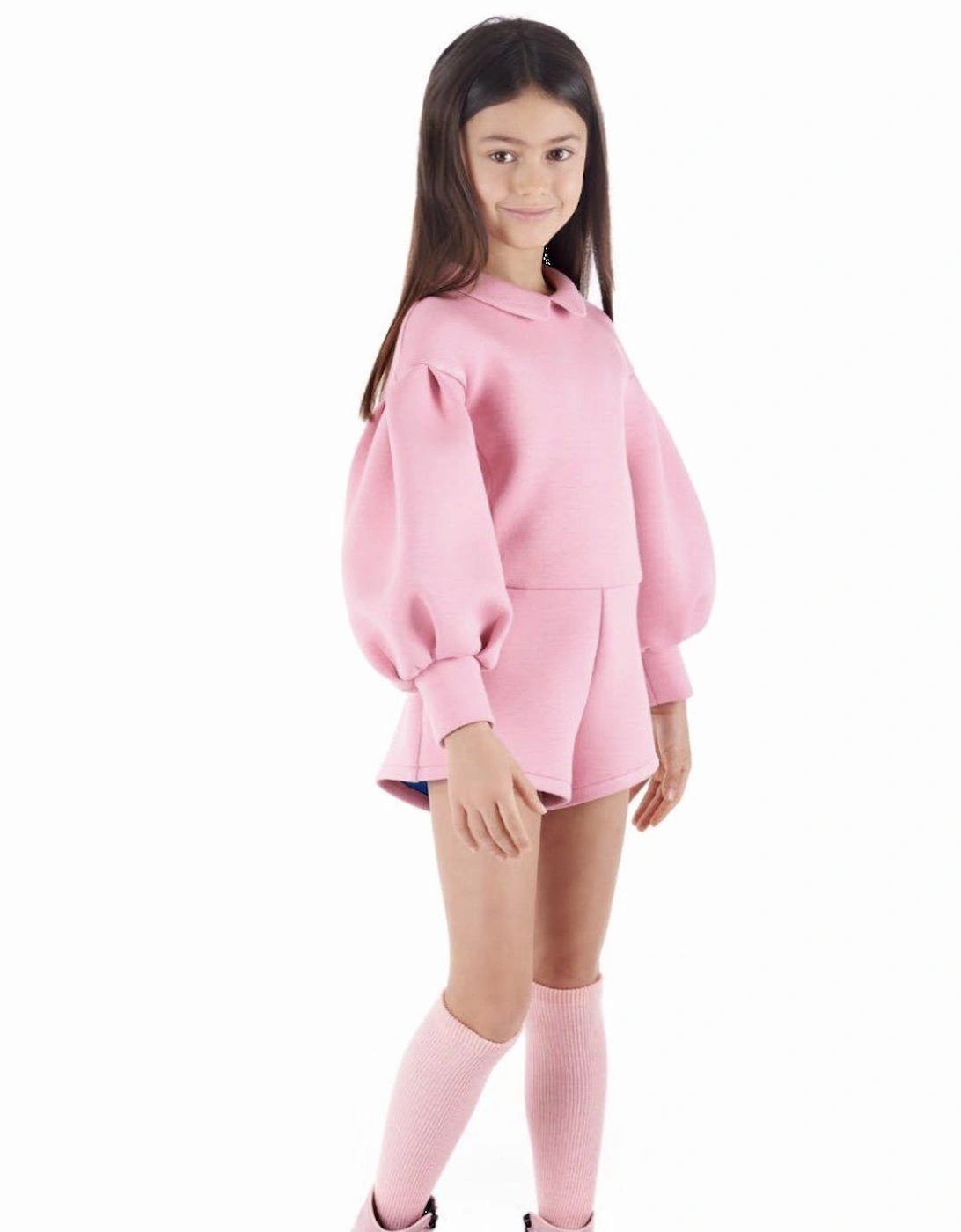 Girls Pinks Playsuit, 2 of 1