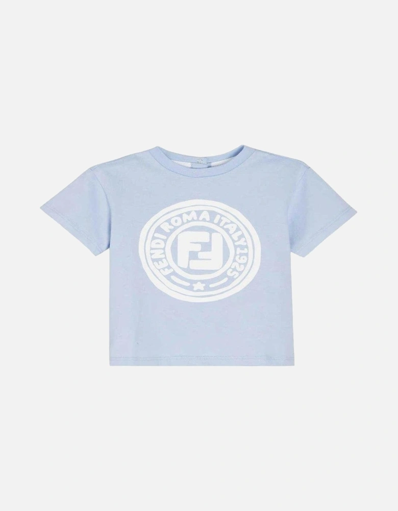 Baby Boys Blue Logo T-shirt