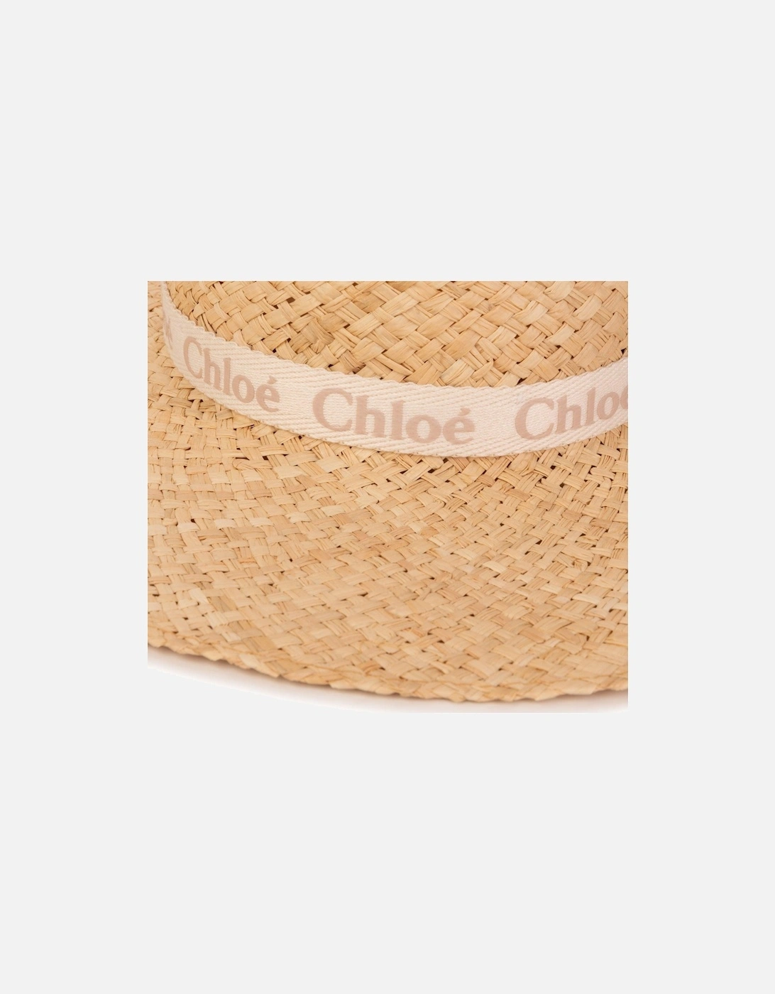 Girls Chloe Logo Straw Hat