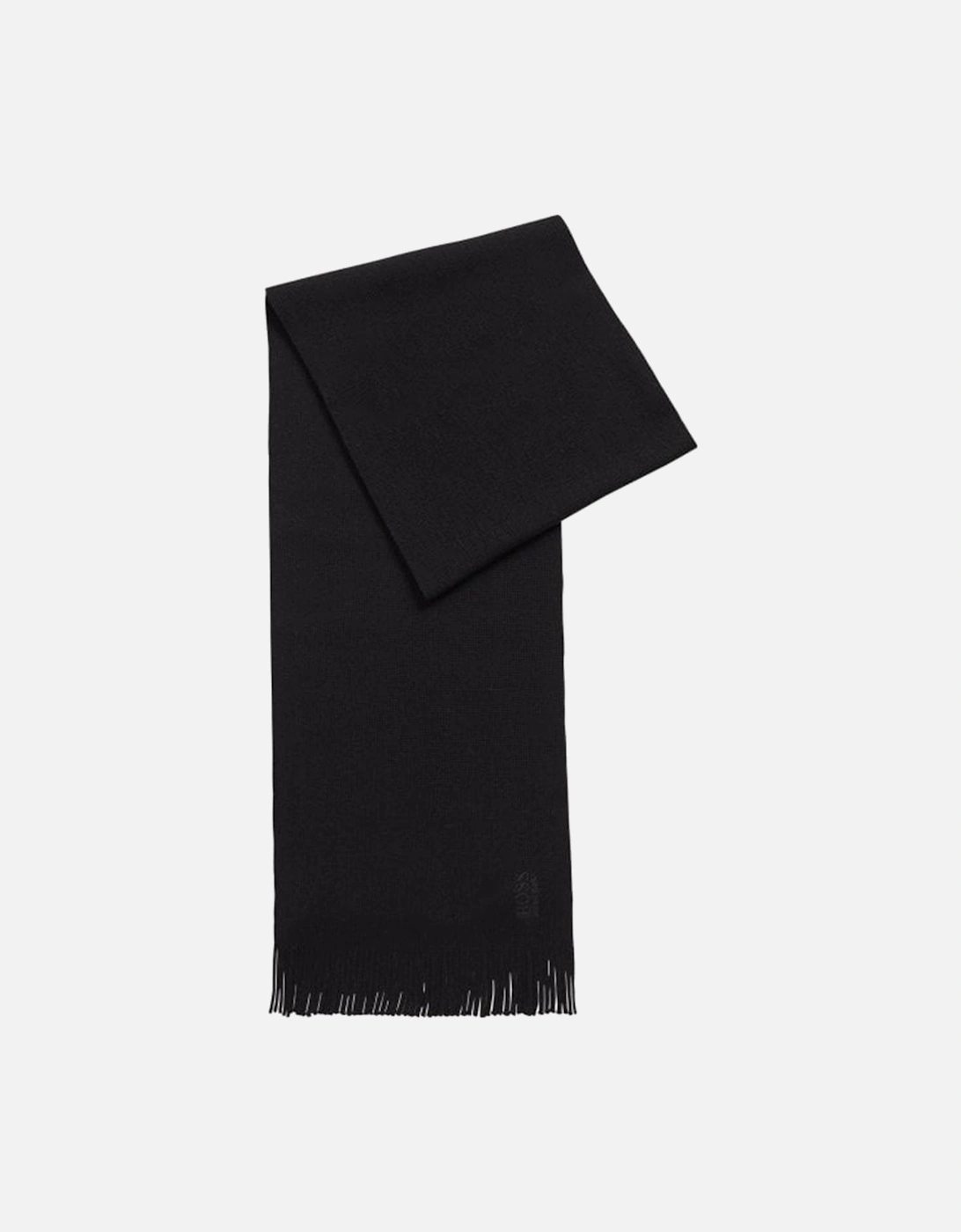 Mens Wooly Scarf Black, 4 of 3
