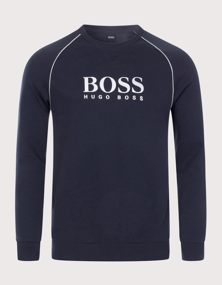 Tracksuit Contrast Piping Sweatshirt