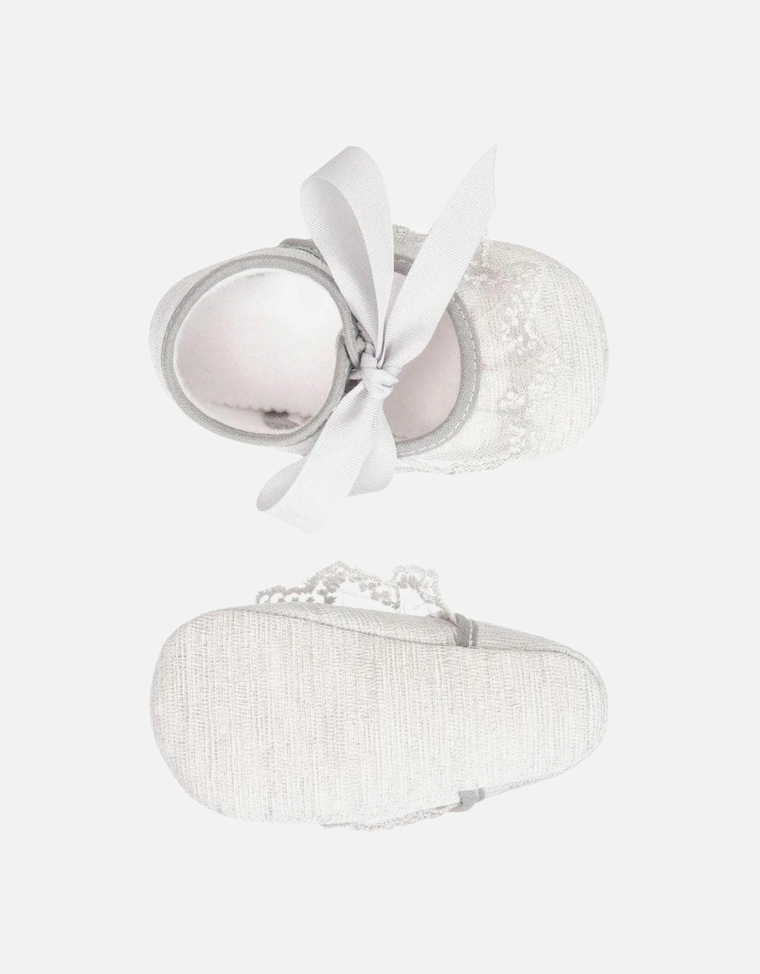 Girls Grey Baby Shoes