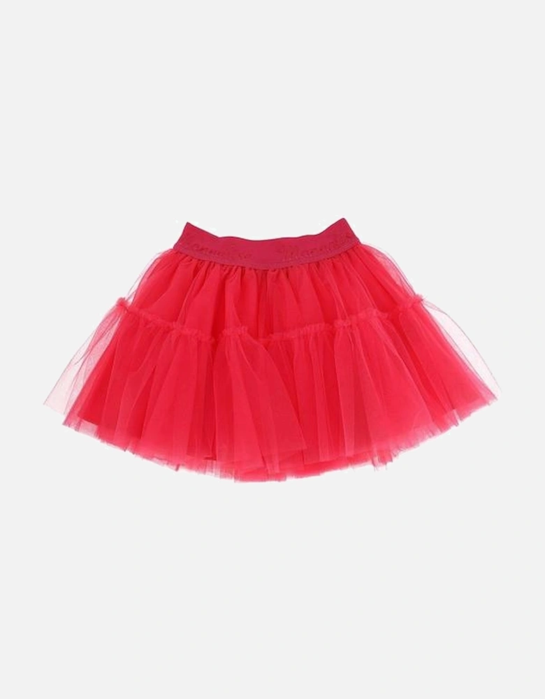 Girls Pink Tulle Skirt