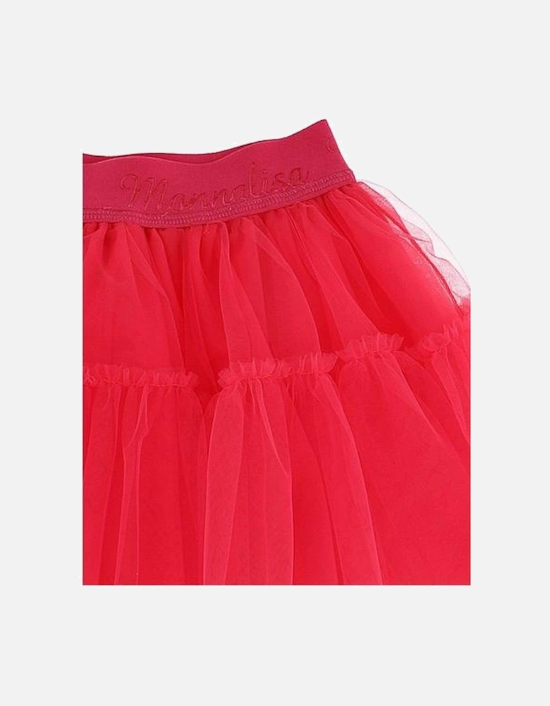 Girls Pink Tulle Skirt