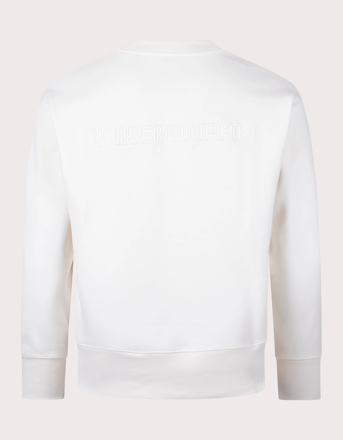 Relaxed Fit Arne Brushed Fleece N Logo Sweatshirt