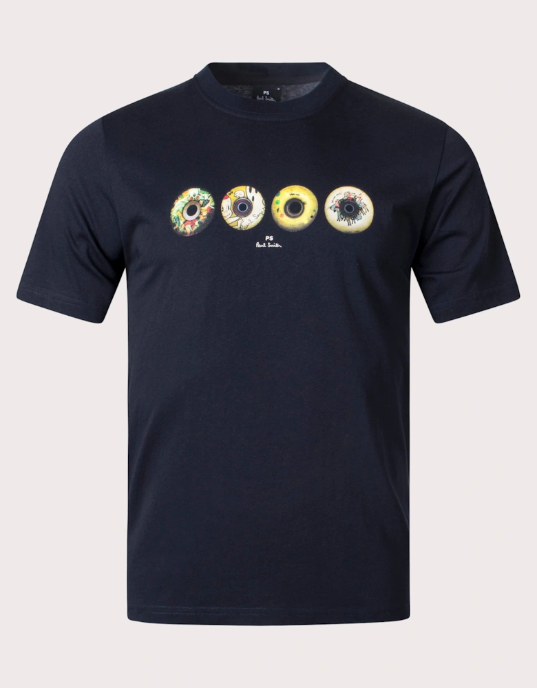 Wheels Print T-Shirt