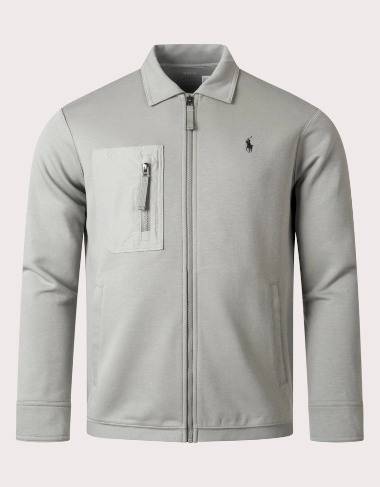 Zip Through Bomber Jacket