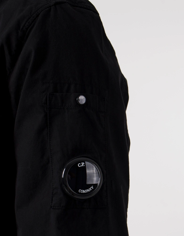 Gabardine Buttoned Pockets Shirt