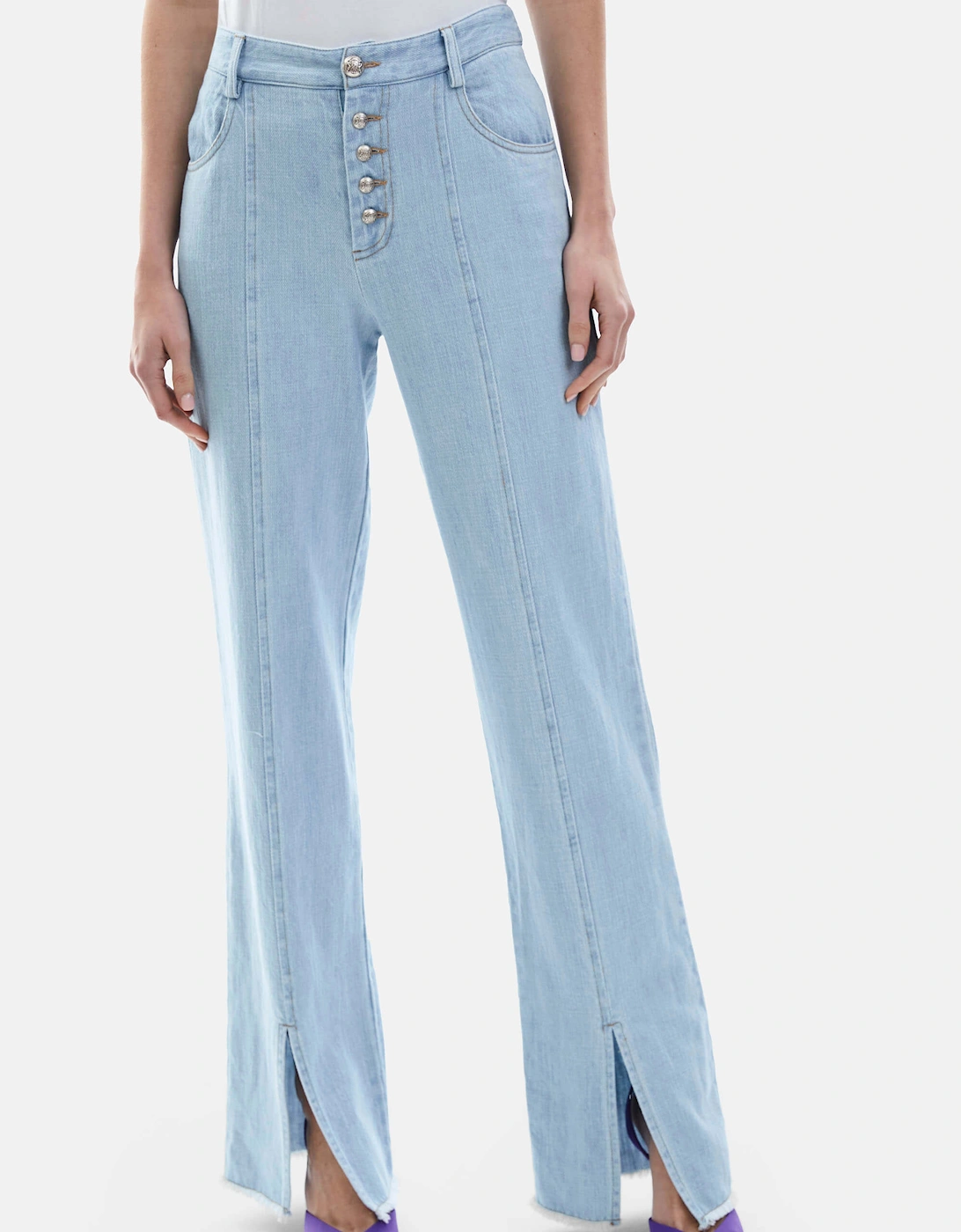 Front Split Denim Jeans, 6 of 5