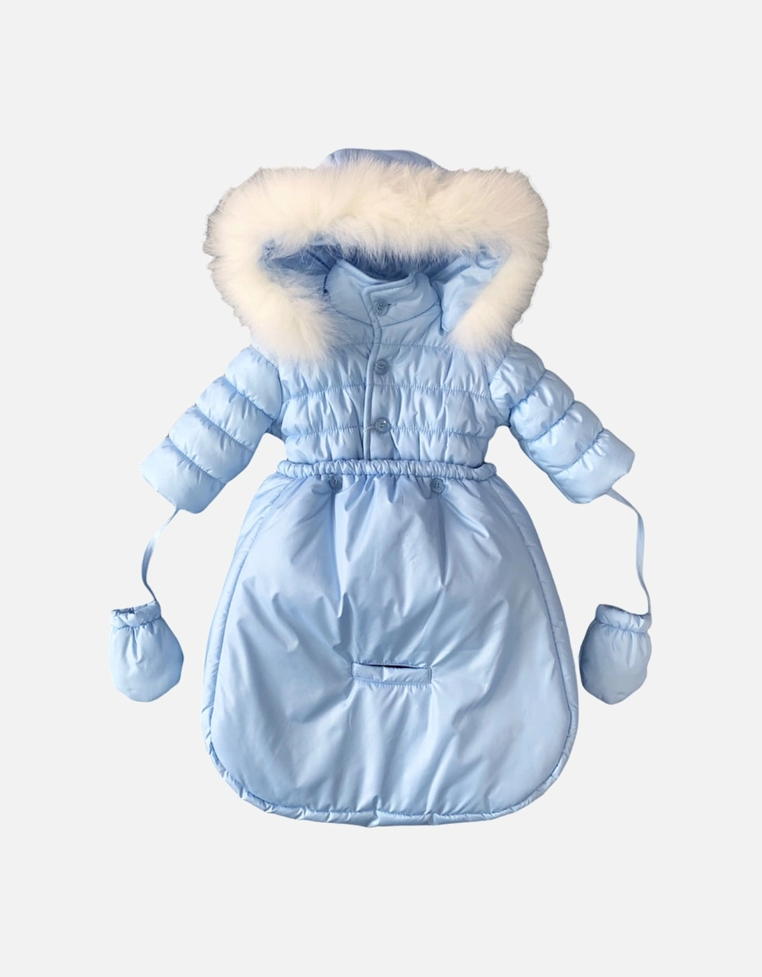 Sky Blue 2 in 1 Pramsuit, 6 of 5