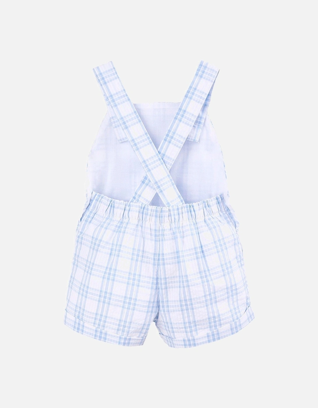 Blue Gingham Dungaree