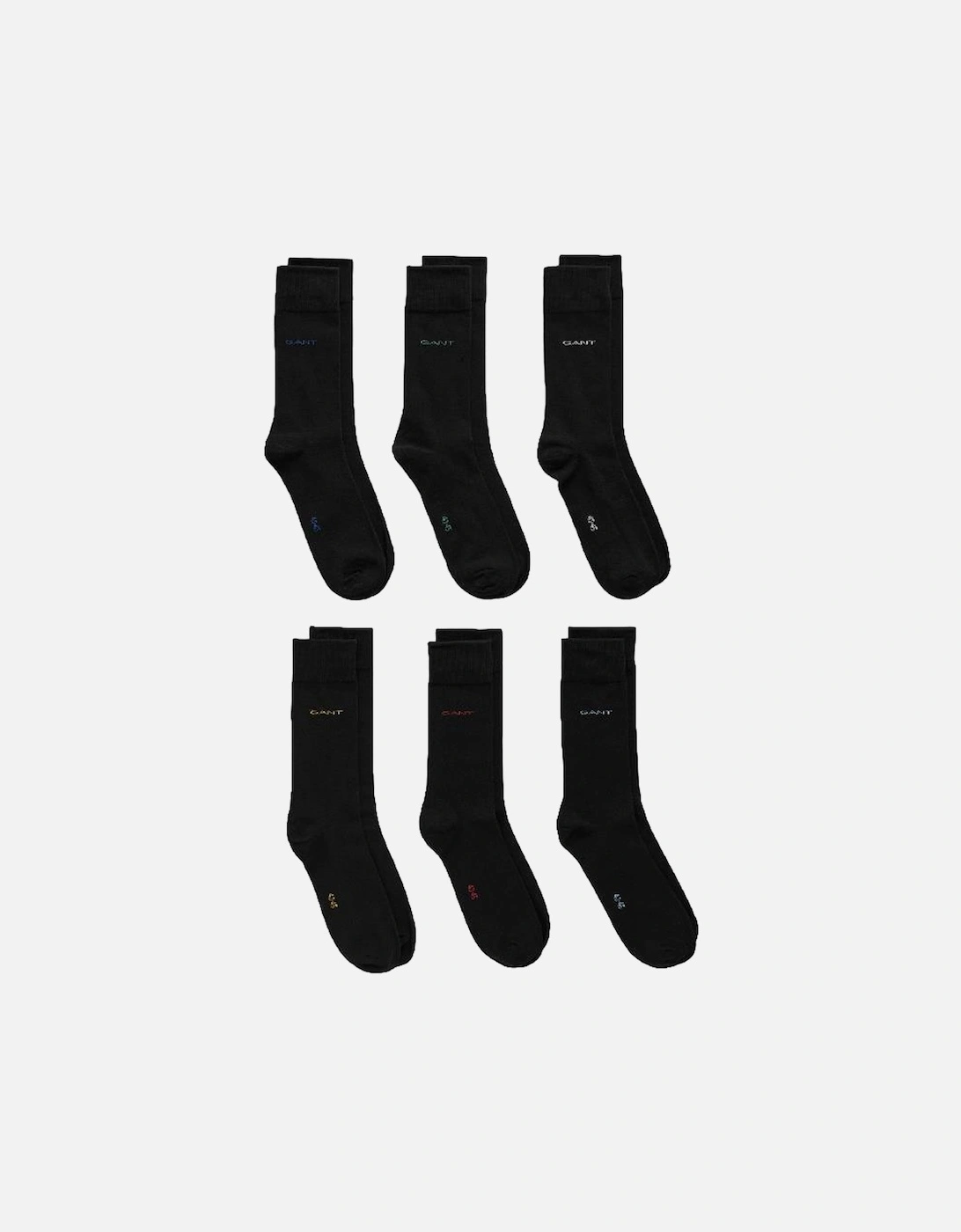 6 Pack Men's Soft Cotton Socks, 2 of 1