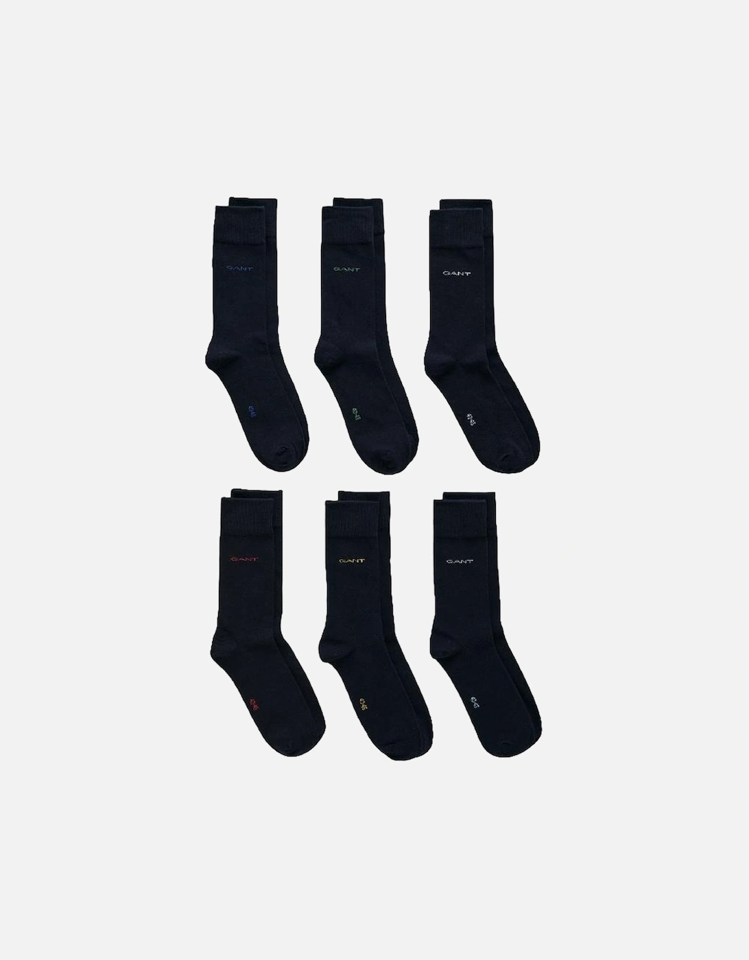 6 Pack Men's Soft Cotton Socks, 2 of 1