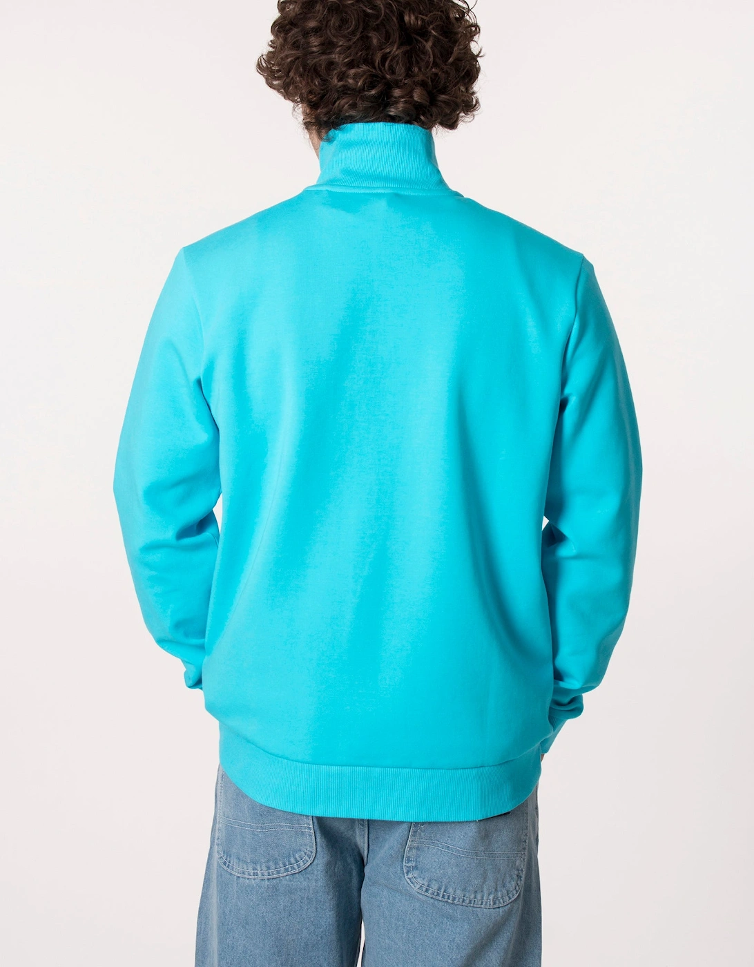 Relaxed Fit Sweat 1 Quarter Zip Sweatshirt