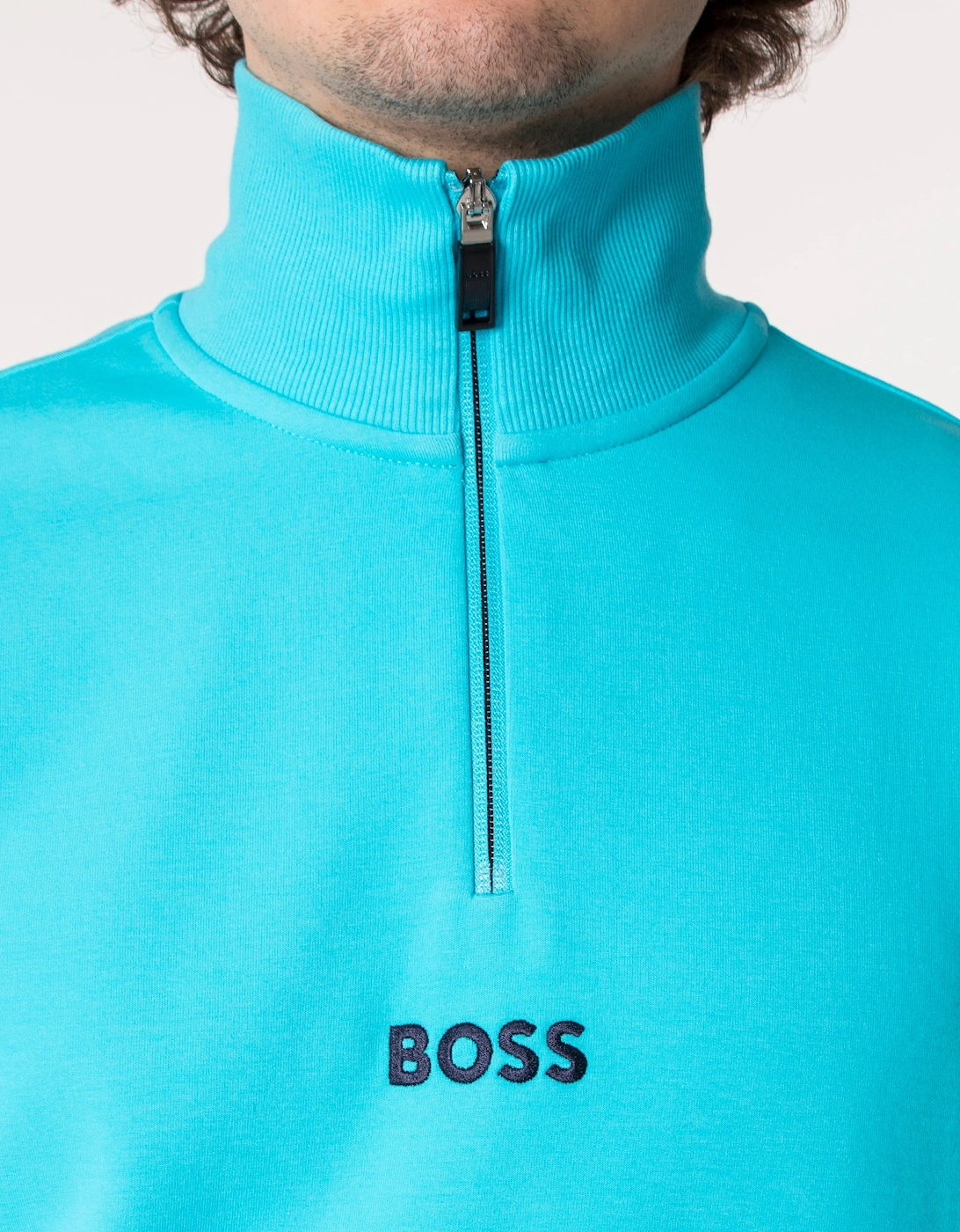 Relaxed Fit Sweat 1 Quarter Zip Sweatshirt