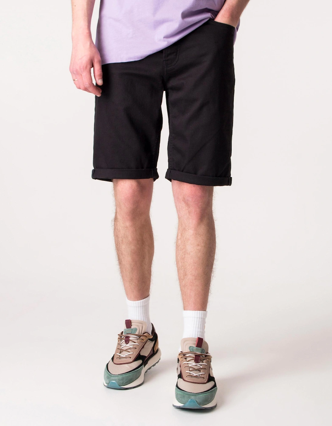 Slim Fit HUGO 634 Denim Shorts, 6 of 5