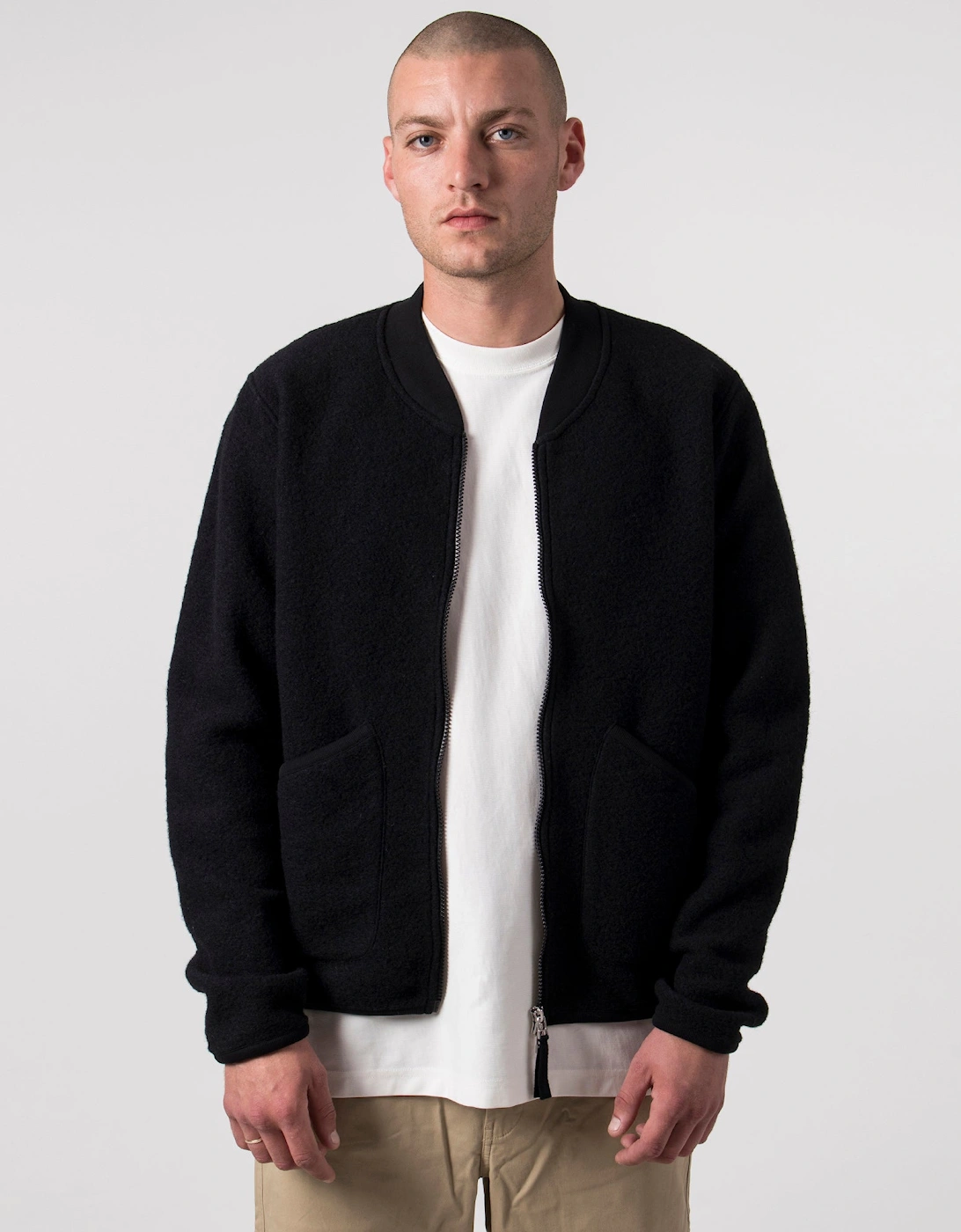 Wool Zip Bomber Jacket, 5 of 4