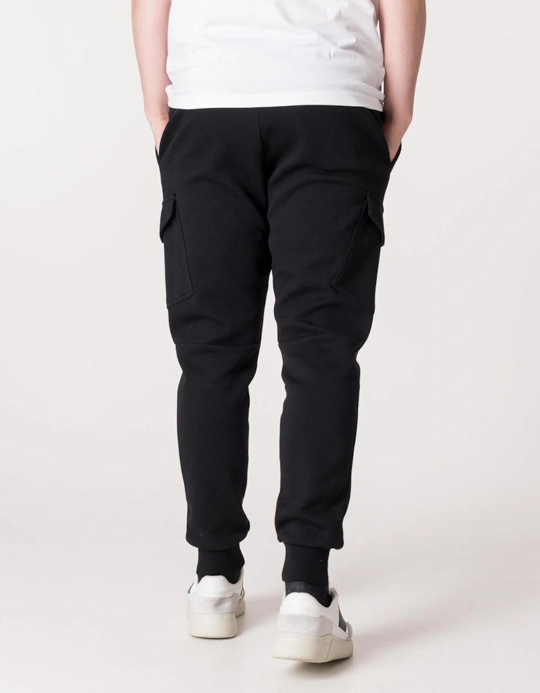 Regular Fit Double Knit Cargo Joggers