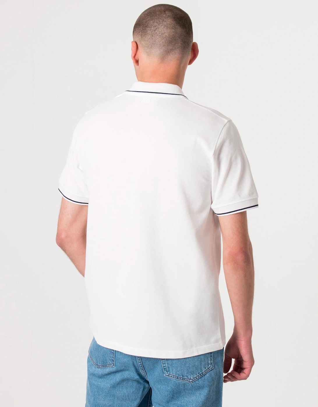 Curved Logo Polo Shirt