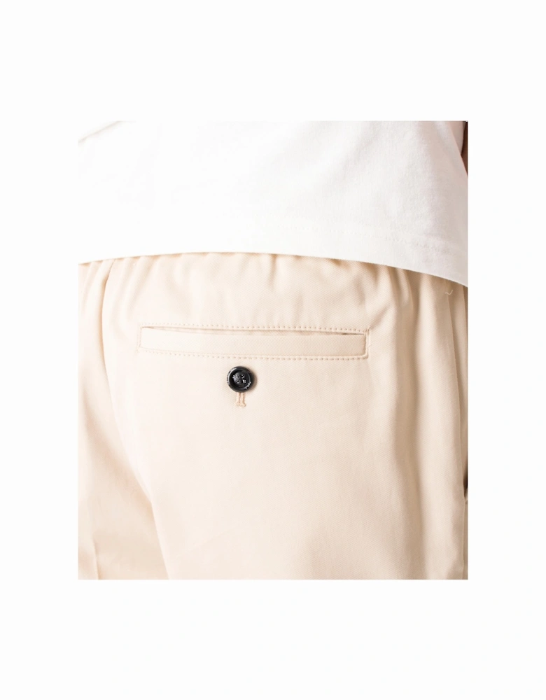 Regular Fit Elasticated Waist Gabardine Trousers