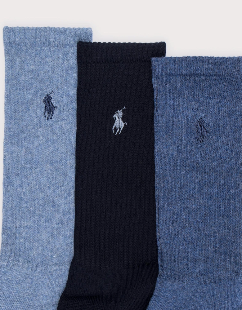 3 Pack of Stretch Crew Socks