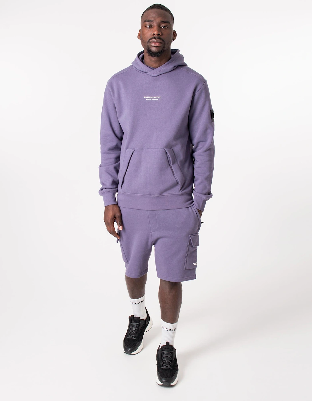 Regular Fit Siren Cargo Sweat Shorts