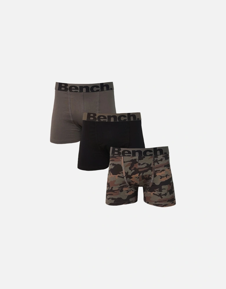 Men Dorado 3-Pack Logo Waistband Boxers Shorts - Assorted