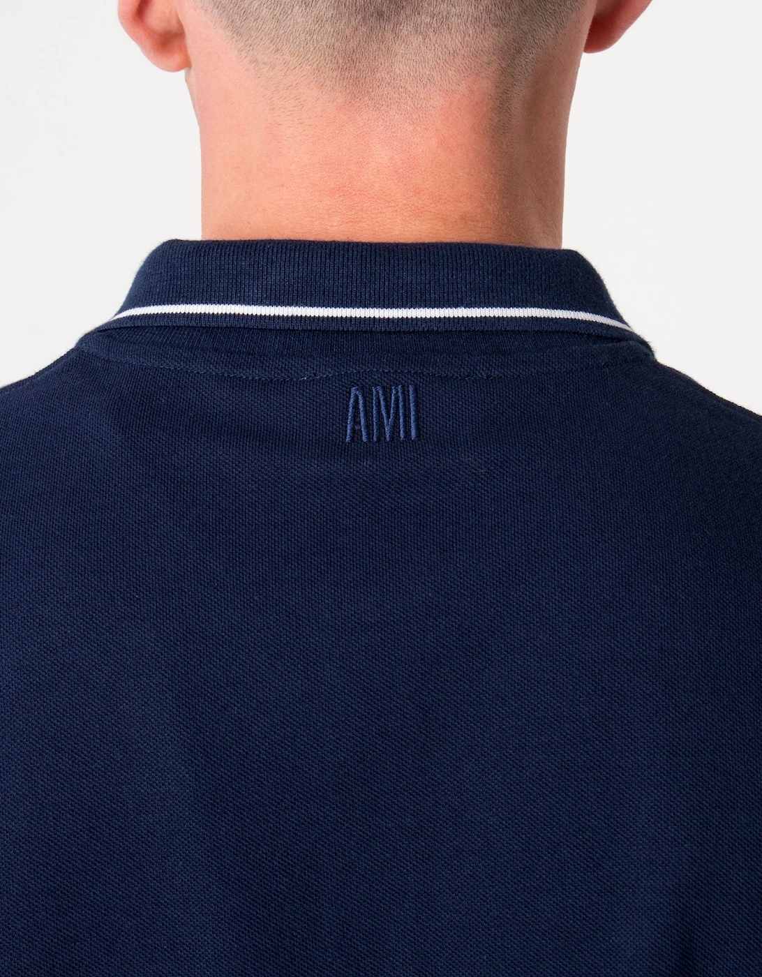 Curved Logo Polo Shirt