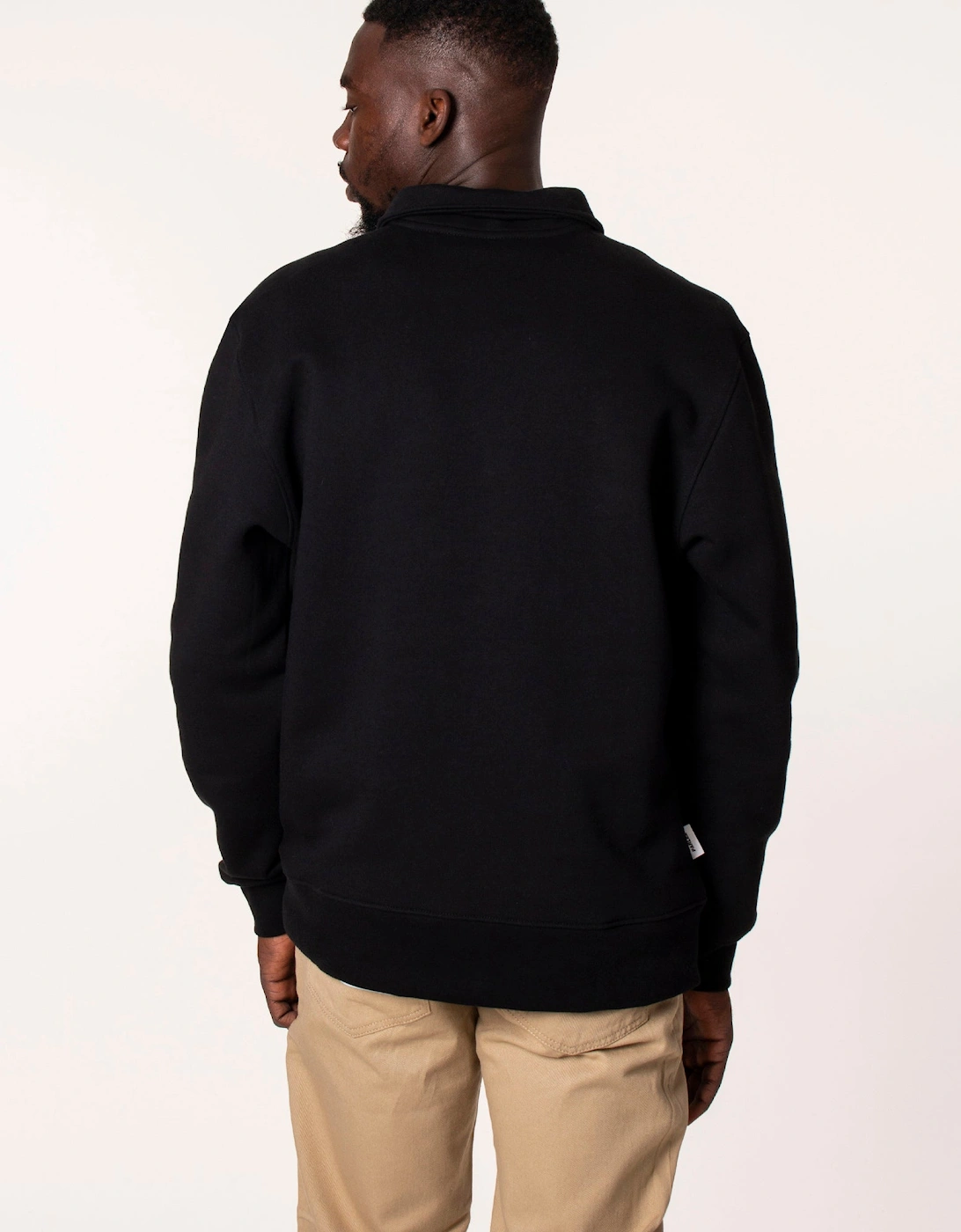 Relaxed Fit Quarter Zip Moritz Sweatshirt