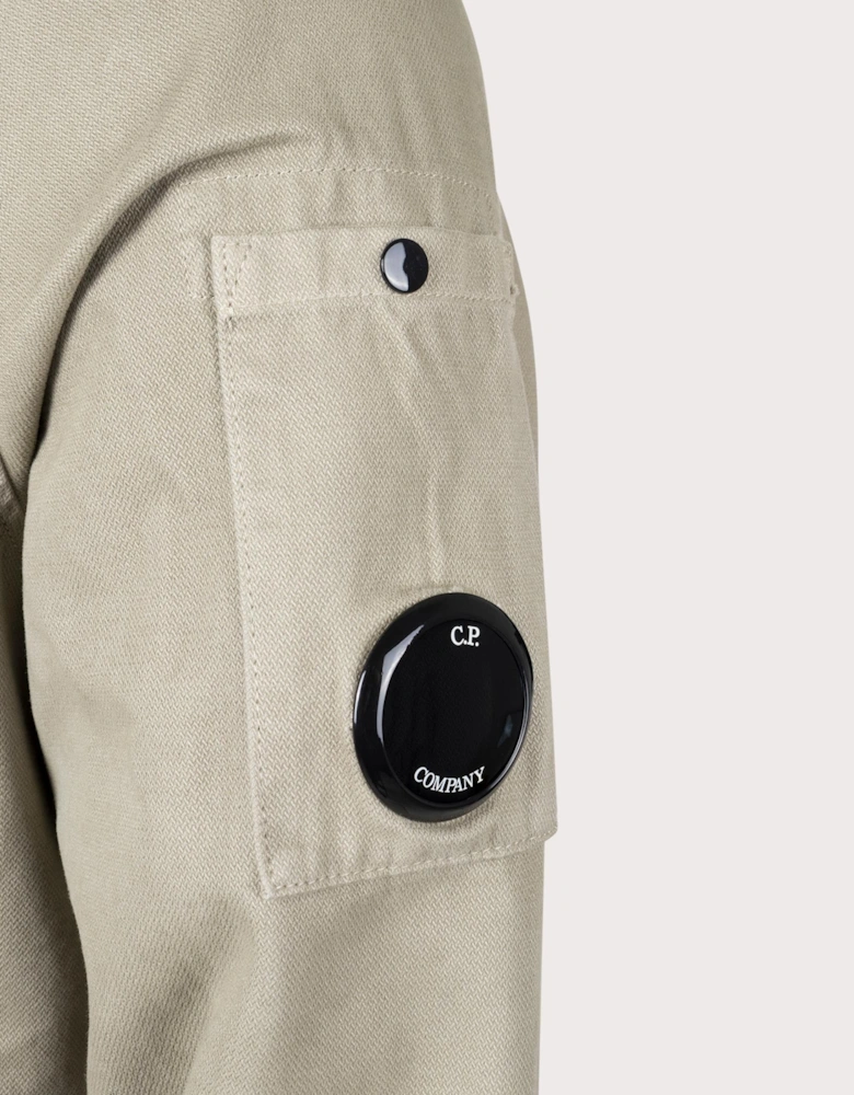 Military Twill Emerized Pocket Overshirt
