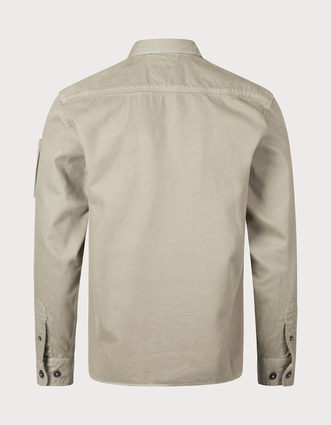 Military Twill Emerized Pocket Overshirt