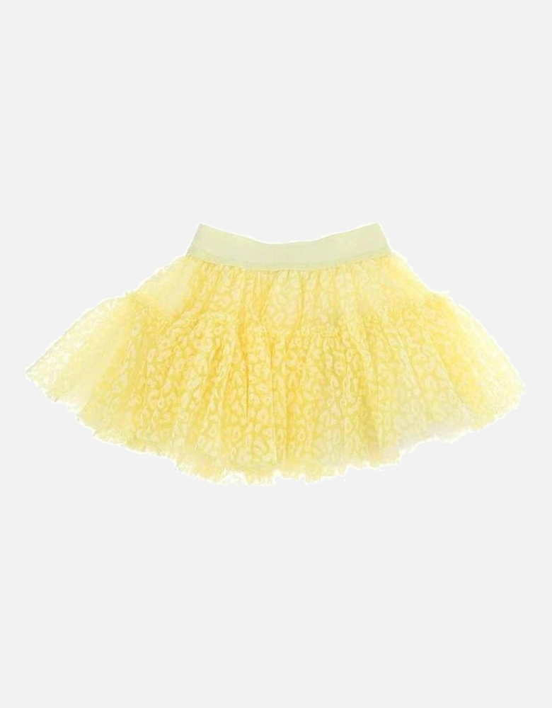 Baby Girls Yellow Leopard Tulle Skirt