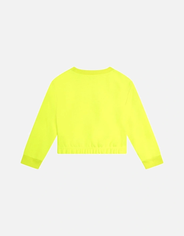 Girls Yellow Sweatshirt