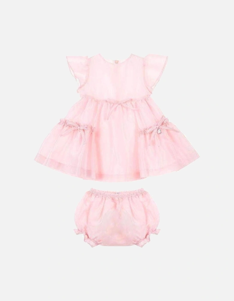 Baby Girls Pink Cotton Dress